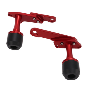 ตัวเลื่อนเฟรมรถจักรยานยนต์อลูมิเนียมอัลลอยด์สีแดงป้องกันสนิมสำหรับ <span class=keywords><strong>CBR500R</strong></span> CB500X <span class=keywords><strong>2019</strong></span>+ - Product Image 4