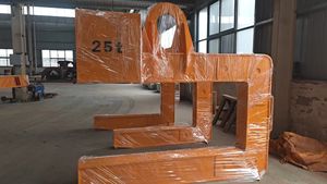 ตะขอเหล็กยกของรูปตัว C ยี่ห้อ BAITE รุ่นขายดีที่สุด สำหรับโรงงานผลิต รับประกัน 1 ปี พร้อมรายงานการทดสอบเครื่องจักร สำหรับยกเหล็ก - Product Image 2