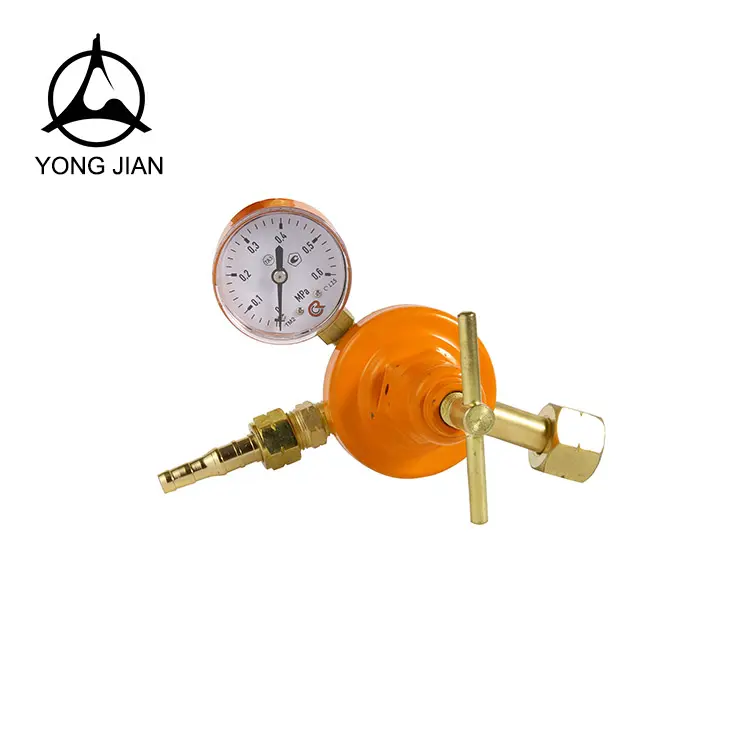 Brass High Precision Lpg Cylinder Propane Pressure Gas Regulator with Certificates