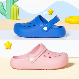 Sandales de jardin en EVA unisexes de taille américaine C1 avec logo personnalisé, sabots pour enfants de 10.5cm, chaussures d'été pour enfants - Product Image 4