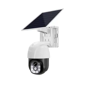 V380 Hot Bán 3MP HD ngoài trời an ninh năng lượng mặt trời PTZ WIFI máy ảnh với 20000mAh pin IP66 CCTV panel năng lượng mặt trời máy ảnh