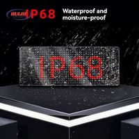 Écran d'affichage matriciel LED programmable USB HUIJIE, yeux de démon animés via application pour fenêtre de camion, directement de l'usine OEM