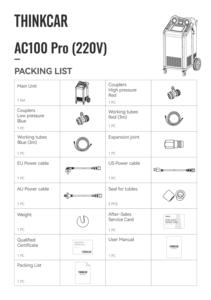 Máquina <span class=keywords><strong>de</strong></span> Recuperación y Recarga <span class=keywords><strong>de</strong></span> Aire Acondicionado THINKCAR AC100 PRO Todo <span class=keywords><strong>en</strong></span> Uno para Gasolina, Híbridos y Vehículos <span class=keywords><strong>de</strong></span> Nueva Energía - Product Image 4