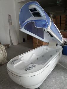 Cápsula de sauna infrarroja de vapor de ozono a bajo precio para pérdida de peso, para hoteles, salones, spa, cápsula de sauna infrarroja con chorros de agua. - Product Image 3