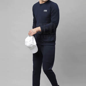 Ensemble de survêtements chauds pour hommes, pulls à manches longues, ensemble de survêtements d'hiver pour hommes, survêtements en coton et polyester - Product Image 6