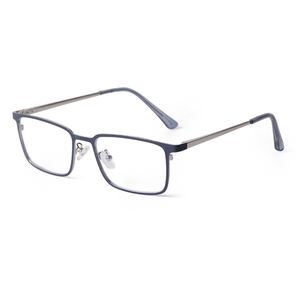PSTY95897, gafas <span class=keywords><strong>de</strong></span> negocios rectangulares para hombre, montura cuadrada negra, gafas <span class=keywords><strong>de</strong></span> ordenador con luz azul, gafas ópticas con bisagra <span class=keywords><strong>de</strong></span> resorte - Product Image 2