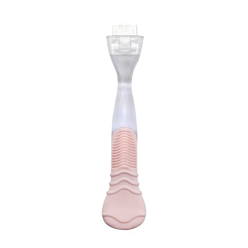 Pink transparent knife holder