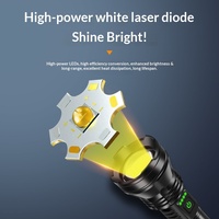 Lampe de poche LED rechargeable YesFire pour le camping - Ultra-lumineuse 1000+ Lumens, portée longue distance 500m+, faisceau réglable, étanche IP55