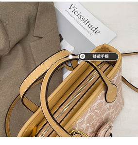 奢华时尚设计师便携式水桶包拉链涤纶中国网上批发几何图案 - Product Image 4