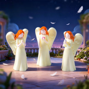 Nouveaux accessoires de poupée mignons en forme d'ange, micro-paysage, accessoires de décoration DIY, mini-voiture, ornements de bureau - Product Image 2