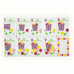 Fichas de Mahjong Plegables de Lujo Modernas de 5 Capas Personalizadas con Diseños de Carrito de Golf y Polo para Entretenimiento - Product Image 4