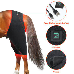 Coussin de thérapie LED 660nm 850nm Ceinture infrarouge rouge pour cheval Lumière de thérapie rouge Soins équins LED Thérapie Lumière rouge Stifle Wrap - Product Image 2