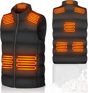 Chaleco Térmico AQTQ para Hombre y Mujer, Chaleco Eléctrico con Carga USB, Ligero, para Senderismo, Esquí, Caza al Aire Libre - Product Image 3