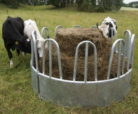Mangeoire à foin personnalisable en usine / Économiseur de foin rond pour chevaux et bovins en enclos