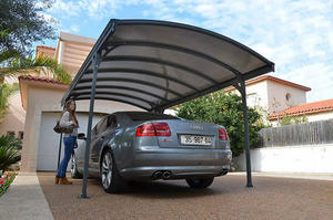 Garages Auvents & Amp Carports avec Gouttière Carport En Aluminium Plaque Polycarbonate Toit Matériau De Toiture - Product Image 5