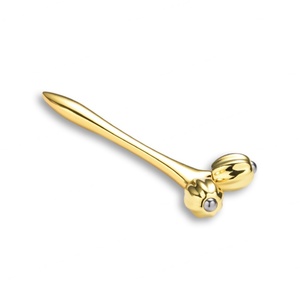 Practical Gift Gold Color Lift and Firm Skin <b>Engraved</b> Laser logo Massage <b>Tool</b> - Product Image 3