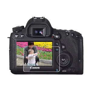 Canon için Canon 100D EOS R 7600D 77D 5D4 5D3 camera 5DRS temperli film kamera temperli cam 0.3 koruyucu 2023 yeni