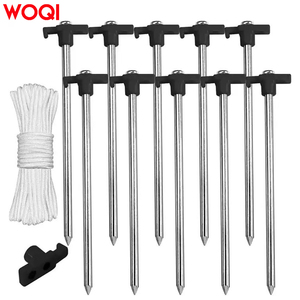 Piquets et butées en alliage d'aluminium WOQI pour le camping et la randonnée en famille - Product Image 5