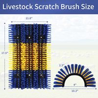 Vache bétail corps brosse vache Massage chatouiller Machine cheval brosses pour ensemble de toilettage