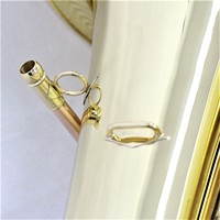 Professional Brass Instruments 3 Pistons Bb Tuba Gold Lacquer Tuba Musical Instruments