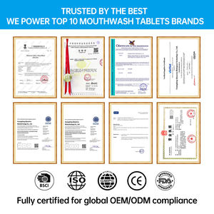 טבליות מנטה מותאם אישית שטיפת פה טבליות - Product Image 6