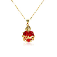 Offre Spéciale – Colliers Pendentifs en Cristal en Forme de Cœur Sacré de Jésus pour Femmes et Filles – Bijoux Religieux pour Prières et Fêtes