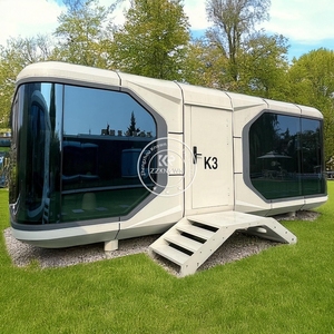 Maison de vacances mobile de conception libre 2025, maison de loisirs en acier, structure de conteneur, maison de luxe en A-frame - Product Image 2