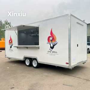 Xe tải thực phẩm tiêu chuẩn thương mại, cà phê và kem thực phẩm di động xe tải, Trailer thực phẩm với nhà bếp hoàn chỉnh để bán - Product Image 1