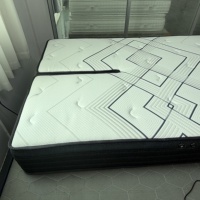 Matelas de lit intelligent moderne et écologique, réglable à distance sans fil, fermeté ajustable, garantie de 2 ans pour la maison, les soins de santé et l'hôtellerie