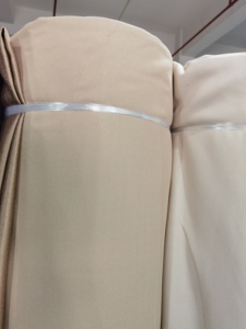 Stock en vrac de tissu de rideau occultant en coton <span class=keywords><strong>et</strong></span> <span class=keywords><strong>lin</strong></span> résistant à l'usure, pour rideaux de salon <span class=keywords><strong>et</strong></span> de chambre - Product Image 4