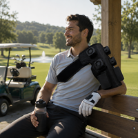 Appareil de thérapie par chaleur et froid pour l'épaule VU, compression chaude et froide pour les golfeurs, appareil portable rechargeable chaud et froid pour la récupération sportive au golf