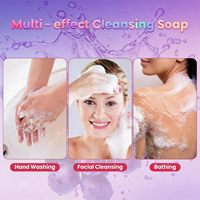 Savon à la fraise sur corde, barre artisanale, décoration de bain en forme, cadeaux parfumés pour fêtes |   Savon artisanal en forme de fruits suspendus - 15 pièces