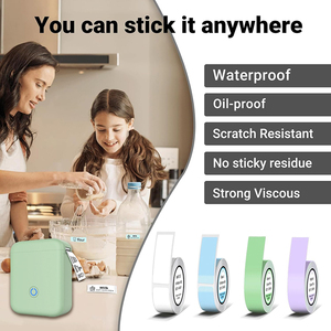 Mini 203dpi <span class=keywords><strong>USB</strong></span> nhiệt máy in nhãn mã vạch P11 với 15 mét Giấy Công suất - Product Image 5