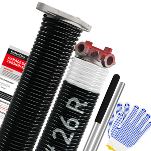 ชุดสปริงทอร์ชั่นประตูโรงรถด้วยไฟฟ้า0.218X1 75 "X26" พร้อมบาร์และถุงมือกันลื่น - Product Image 1