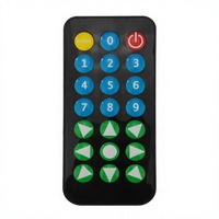Télécommande universelle IR à code d'apprentissage ON/OFF pour la domotique et les lecteurs audio/vidéo (plastique)