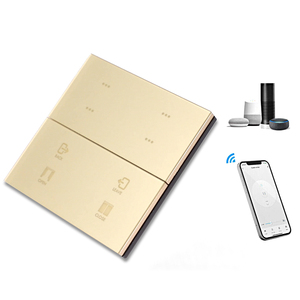 Thông minh khách sạn hệ thống nhà tự động hóa 1 2 3 4 gang tuya thông minh chuyển đổi ánh sáng ZigBee Wifi Cảm ứng cảnh <span class=keywords><strong>Z</strong></span>-<span class=keywords><strong>Wave</strong></span> tường thông minh chuyển đổi Wifi - Product Image 1