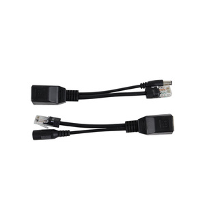 ตัวแยกสัญญาณ PoE 12V แบบตรงผ่านโมดูลจ่ายไฟเครือข่าย ชุดขั้วต่อตัวผู้ตัวเมีย - Product Image 3