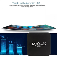 Boîtier TV intelligent MXQ Pro, double WiFi 4G 5G, lecteur multimédia 3D, home cinéma, Android 11, 4K HD, RK3228A, H.265, HDMI, Android TV Box