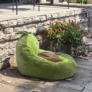 MEIweipet Einzigartiges kuschel iges Micro Plüsch Green Pears Shape Hunde bett - Product Image 5