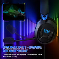 Casque de jeu G3100 supra-auriculaire avec microphone, écouteurs confortables pour PS5, PS4, Switch, appareils mobiles et PC