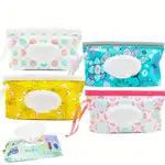 Pochette de distributeur de lingettes de couches vides réutilisables personnalisées pochette de voyage personnelle pour sac d'emballage de lingettes humides pour bébé