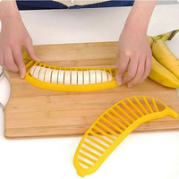 Banaan Gesneden Gadget Voor Keuken Gemakkelijk Plastic Banana Slicer Cutter