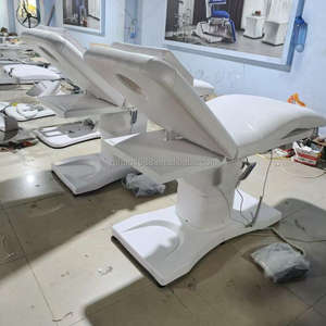 Multi-funzionale salone di bellezza mobili bianco letto viso regolabile capacità di peso cosmetico massaggio elettrico sedia letto - Product Image 2