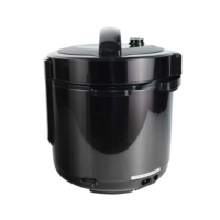 Cuisinière à pression électrique multifonctionnelle numérique commerciale 6L 6-en-1, cuve intérieure en aluminium antiadhésive, écran LED, acier inoxydable