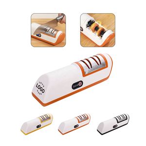 Affûteur de couteaux électrique professionnel personnalisé avec logo, moteur puissant et guides de précision pour couteaux de cuisine – Vente en gros - Product Image 2