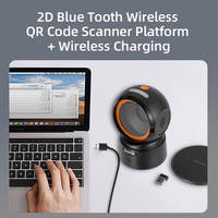 Lector de Códigos de Barras Inalámbrico JINGXIN Resistente a Caídas de 1.5m, 640*480, 120fps, Bluetooth, Manos Libres, para Sistema POS de Supermercado