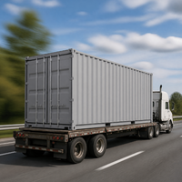 Conteneurs d'expédition OEM en acier robuste pour le stockage, le transport, la logistique et les applications industrielles