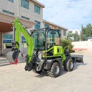 Mini Backhoes Loader 4X4 Ce Epa Motor Mini Farm Tractor Graafmachine Lader 4X4 Graafmachine - Product Image 1