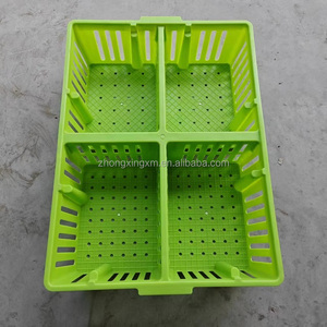 กล่องไก่อายุ 80-100 นกวัน 4 ฉากกั้นพลาสติกลังขนส่งไก่กล่องพลาสติกสําหรับลูกไก่ - Product Image 4