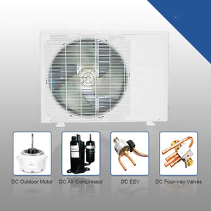 เครื่องปรับอากาศแบบติดผนังไฮบริดพลังงานแสงอาทิตย์ ACDC ขนาด 12000BTU/18000BTU/24000BTU แบบแยกส่วน - Product Image 4